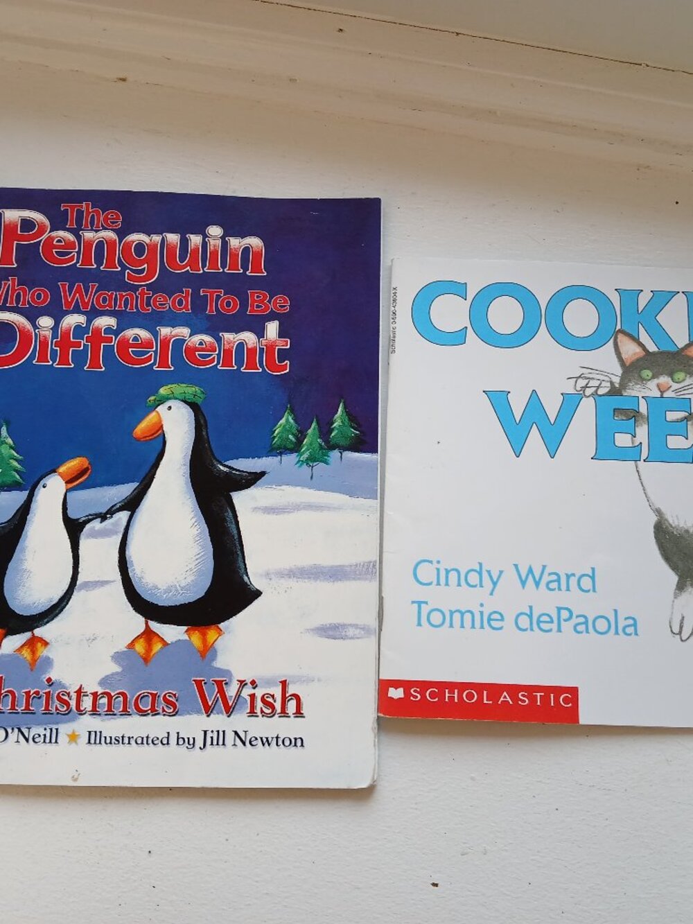 Cookie's Week by Cindy Ward & Penguin who wanted to be different Maria O'Neill